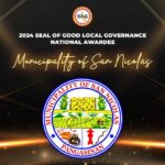 San Nicolas is 2024 Seal of Good Local Governance National Awardee!