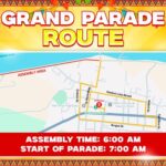 Panagrambak 2025 Route Map and Order of Procession